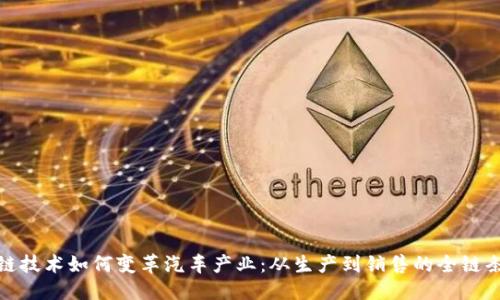 思考
区块链技术如何变革汽车产业：从生产到销售的全链条革命